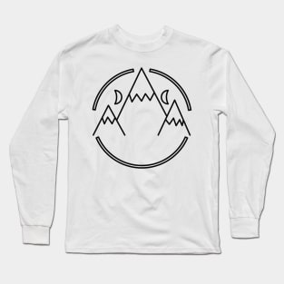 Simple Mountain Long Sleeve T-Shirt